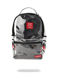 20/20 VISION DOUBLE CARGO SIDE SHARK CLEAR BACKPACK