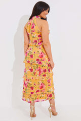 Floral Chiffon Maxi Co-Ord Skirt