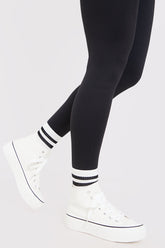 Canvas High Top Trainers