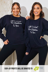 'All I Want For Christmas Is You' Charity Christmas Sweater