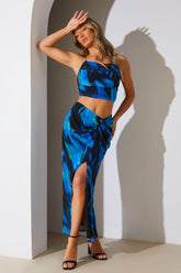 Abstract Print Maxi Co-Ord Skirt