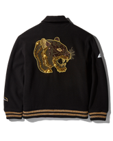 A.I.9 AFRICAN INTELLIGENCE GUILDED LEOPARD - SANDFLOWER COLLAB VARSITY JACKET