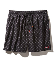 MIDNIGHT MONEY PATTERN SHOTO SWIM TRUNKS