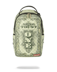 IN GOD WE TRUST GREEN BACKPACK (ONE OF ONE)