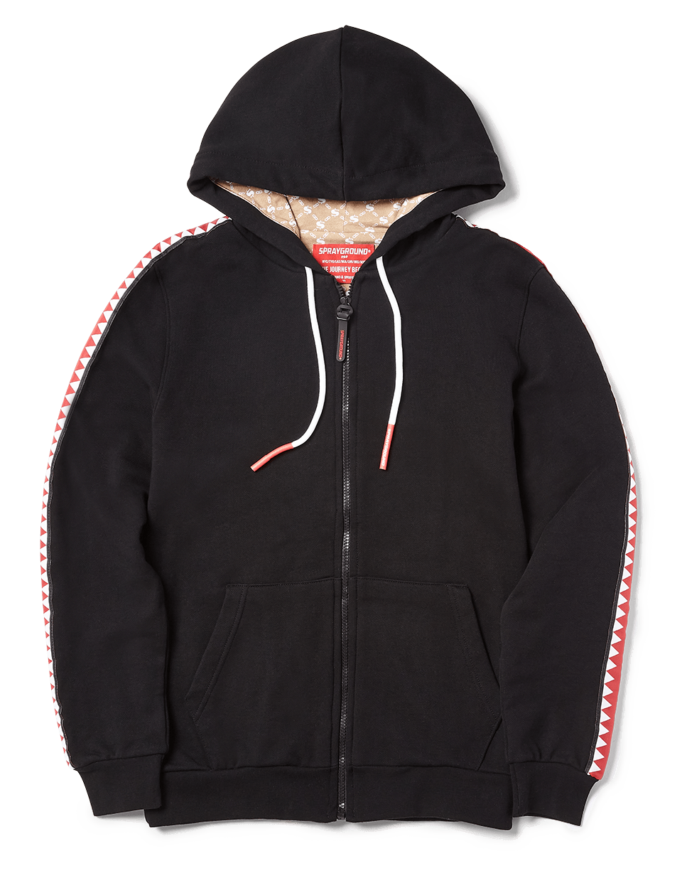 SHARKTRACK SPUCCI ZIPUP HOODIE (BLACK)
