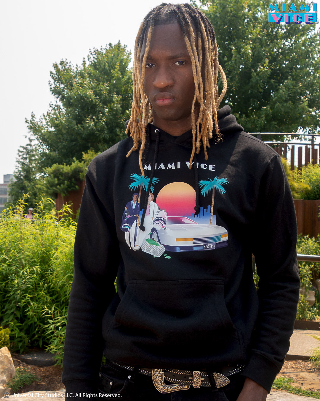 MIAMI VICE HOODY (BLACK)