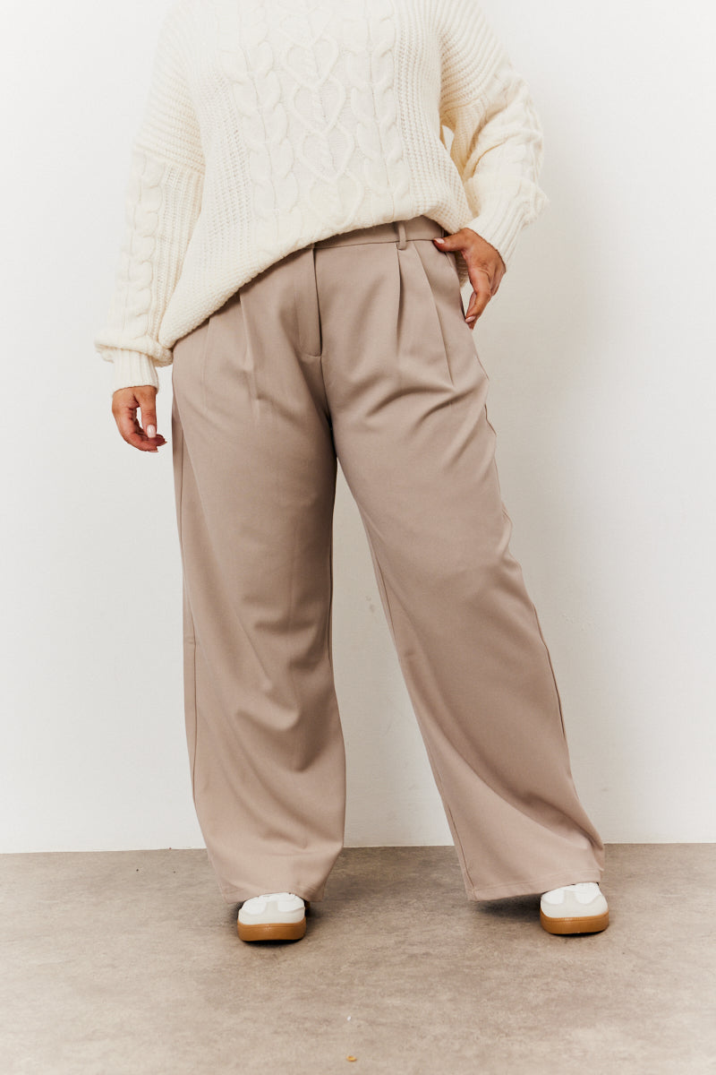 Adjustable Wide Leg Trouser