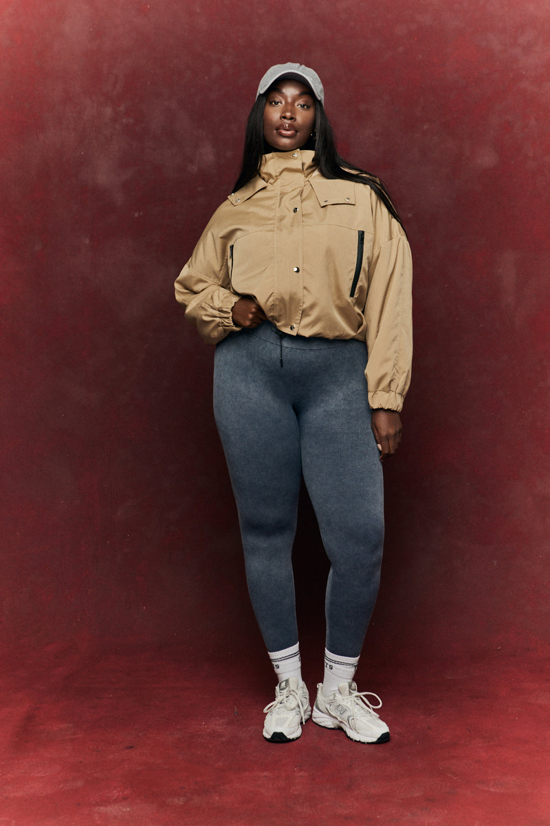 Charcoal Grey Seamless High Waist Bum Boosting Leggings