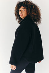 Borg Lined Half Zip Up Fleece