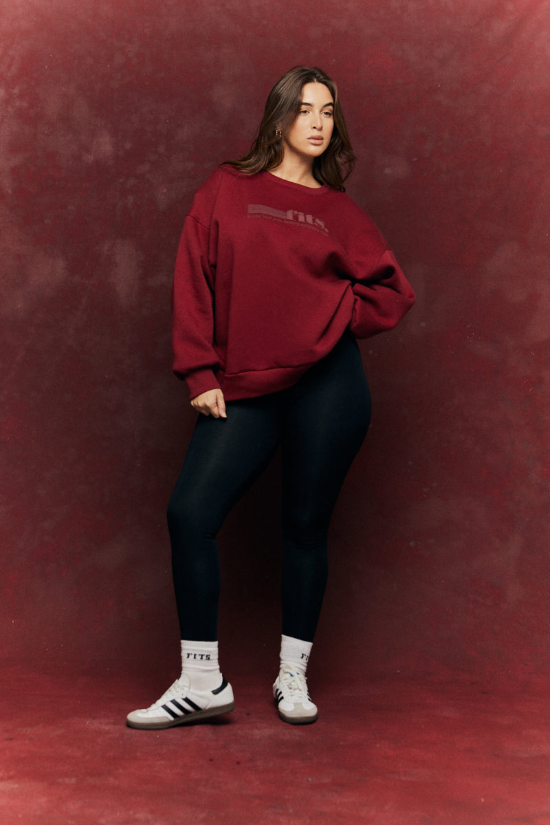 FITS Sports Printed Crew Neck Sweatshirt