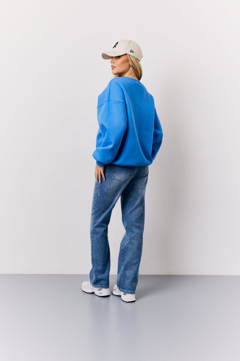 Blue Borg Graphic Sweater