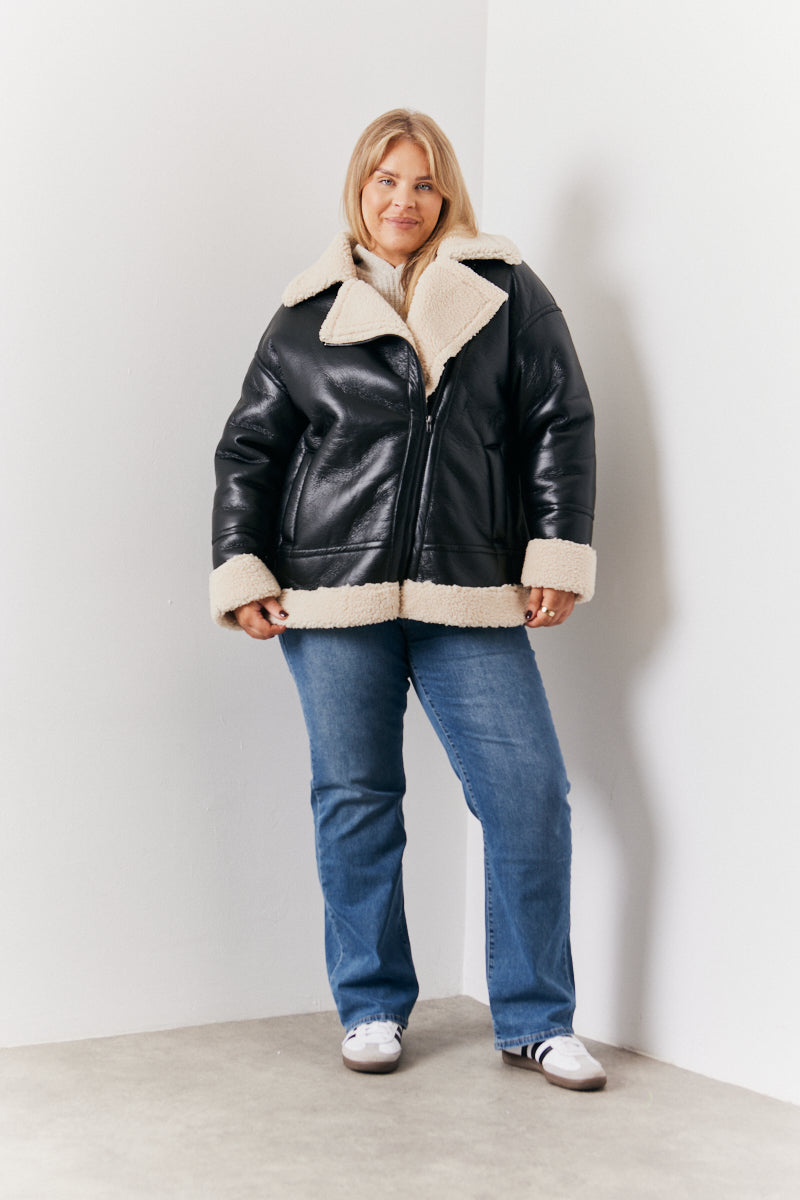 Borg Trim Aviator Jacket