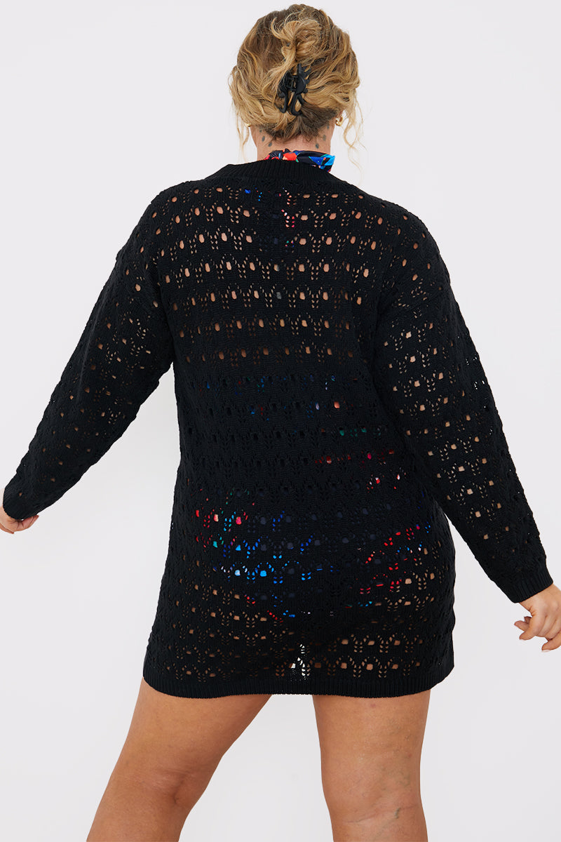 Crochet Mini Dress