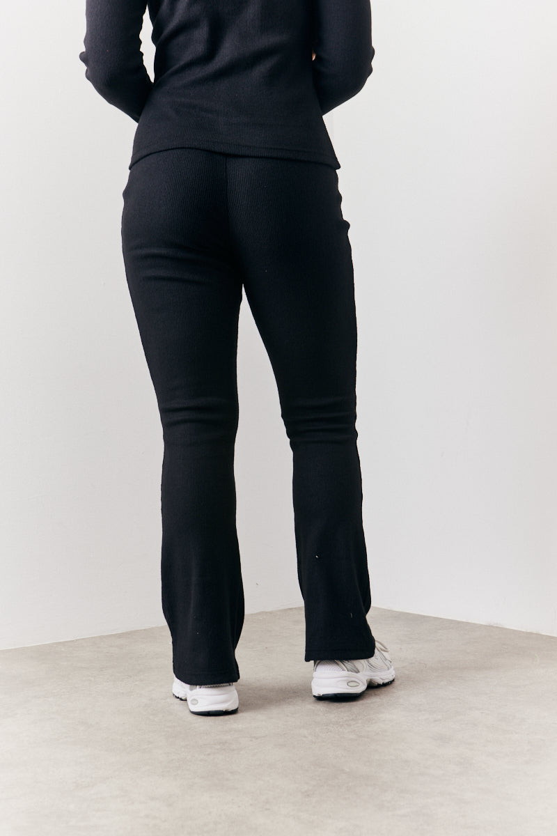 Brushed Rib Fit & Flare Co-Ord Trouser