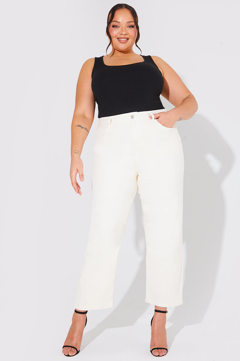 Ankle Grazer Straight Leg Jean