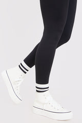 Canvas High Top Trainers