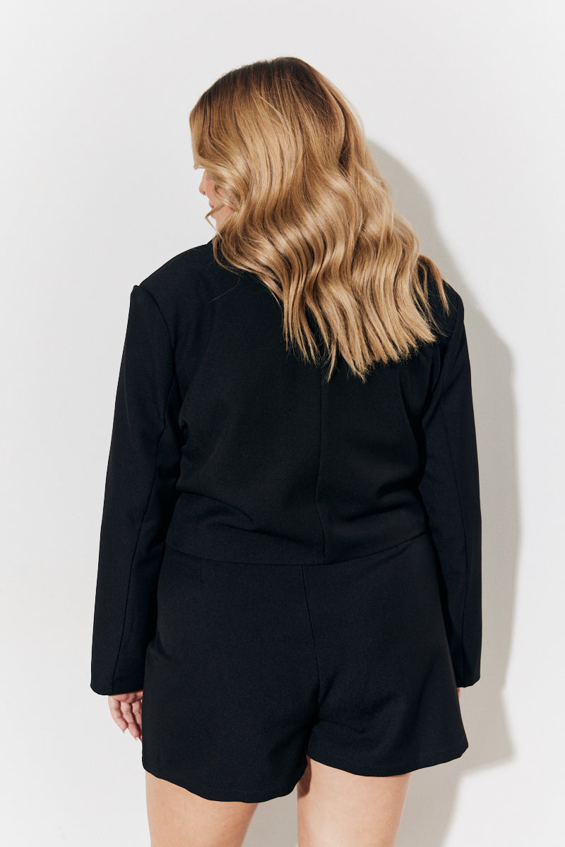 Cropped Tailored Blazer