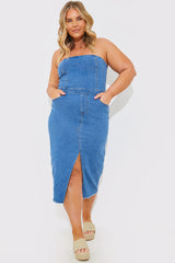 Denim Midi Dress