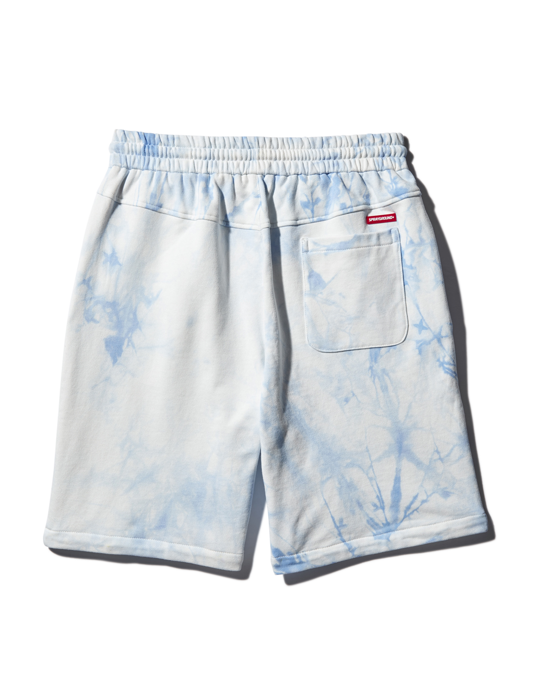 TIE DYE KNIT SHORTS (BLUE)
