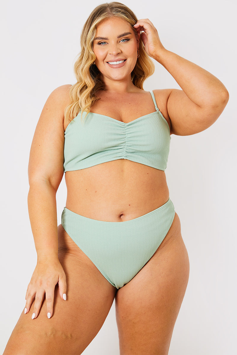 Control Crinkle Boomerang Bikini Bottom