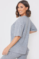 Brushed Rib T Shirt