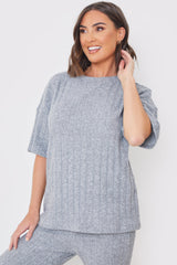 Brushed Rib T Shirt