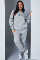 Athletic' Slogan Sweater